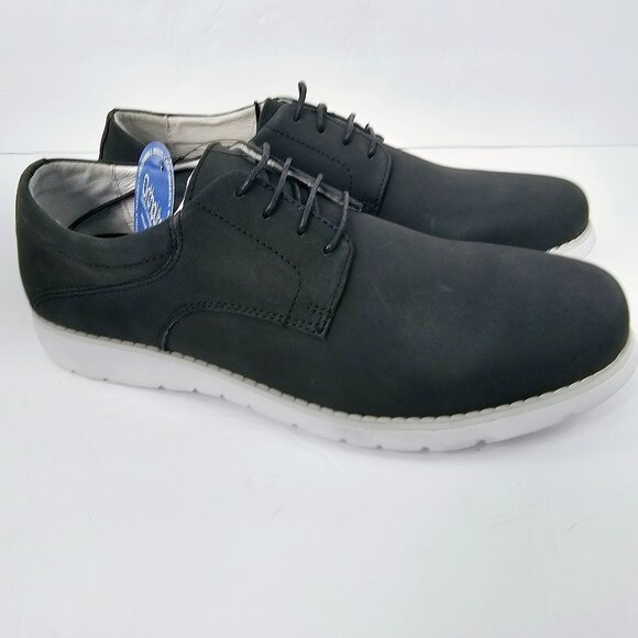 Propet Men's Grisham Black Nubuck Leather Casual Lace Up Oxfords Size 8.5 NWTF - Picture 4 of 13